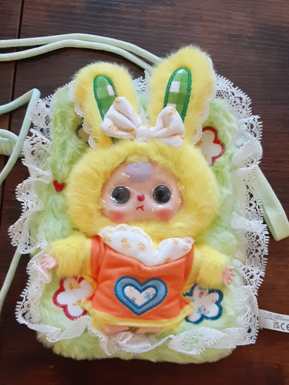 Confirmed "Sunny Pasture" Baby Three Travel Mobile Phone Bag Plush Series